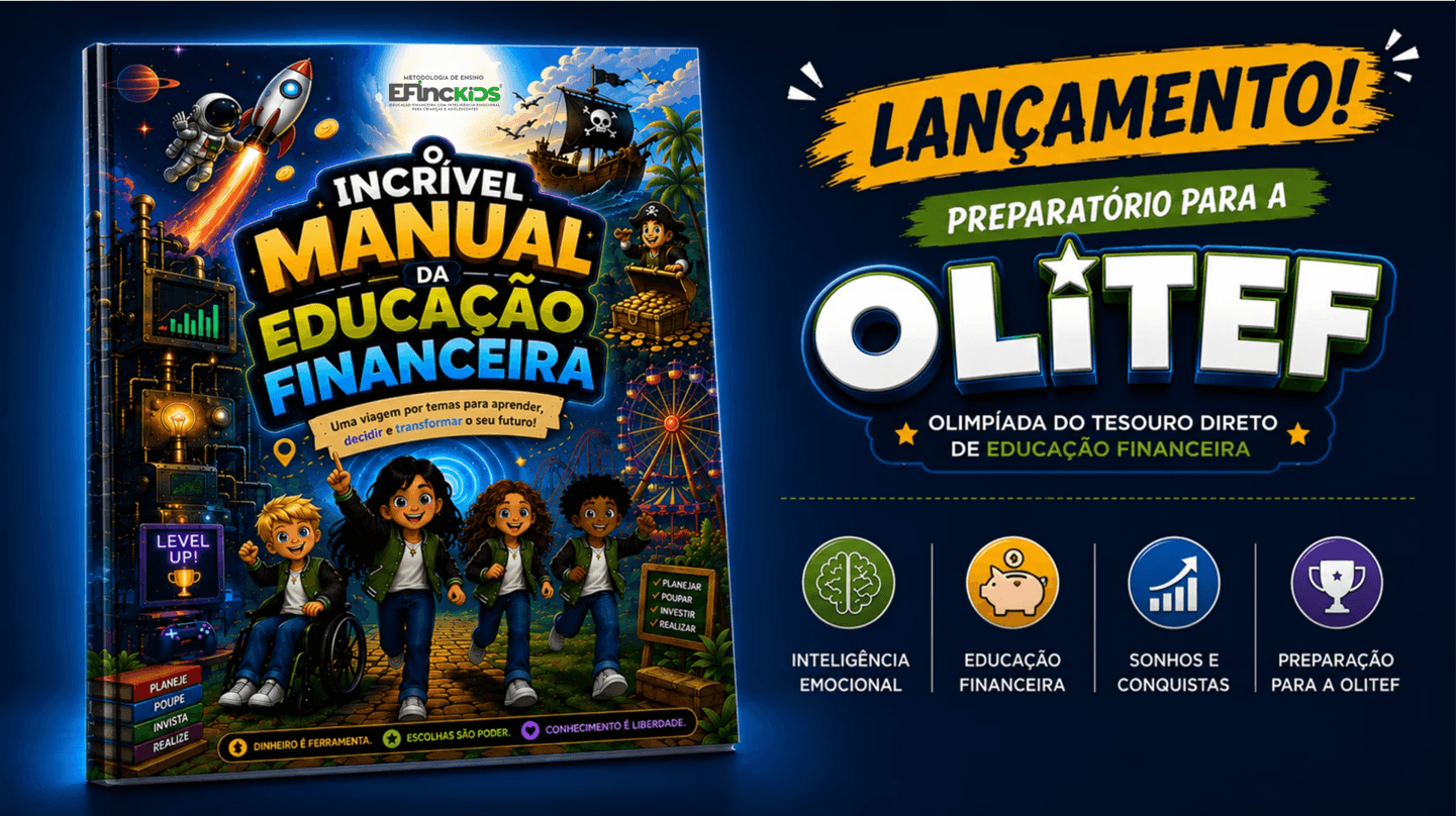 Lançamento do preparatório para a OLITEF, Olimpíada do Tesouro Direto de Educação Financeira, com O Incrível Manual da Educação Financeira